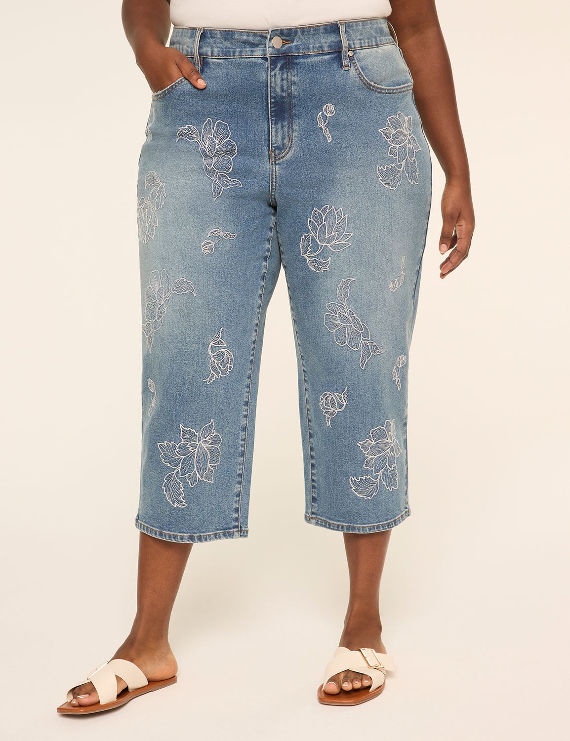 No-Gap Curvy Fit Straight Capri