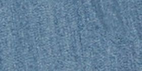 Split-Neck Tie-Waist Denim Dress