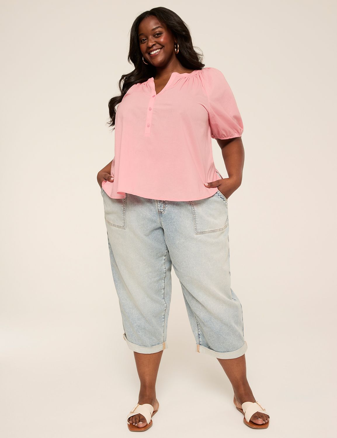 Classic Raglan Short Puff Sleeve Sp Product Image 3