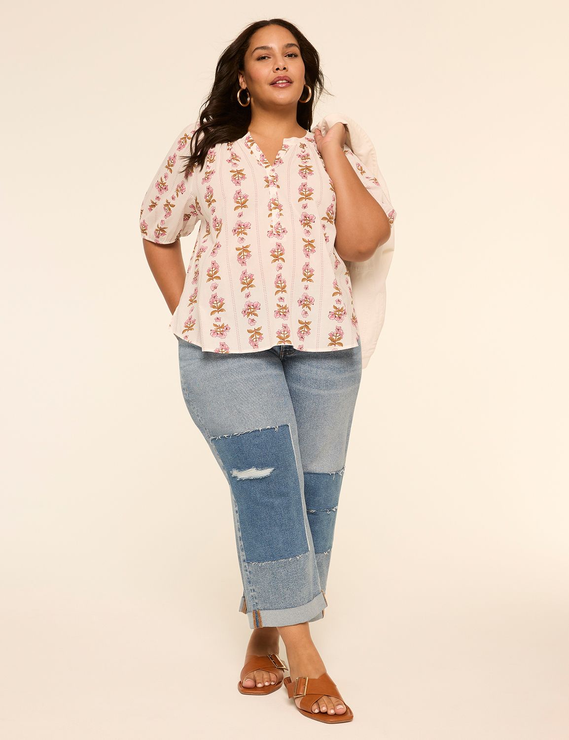 Classic Raglan Short Puff Sleeve Sp Product Image 3
