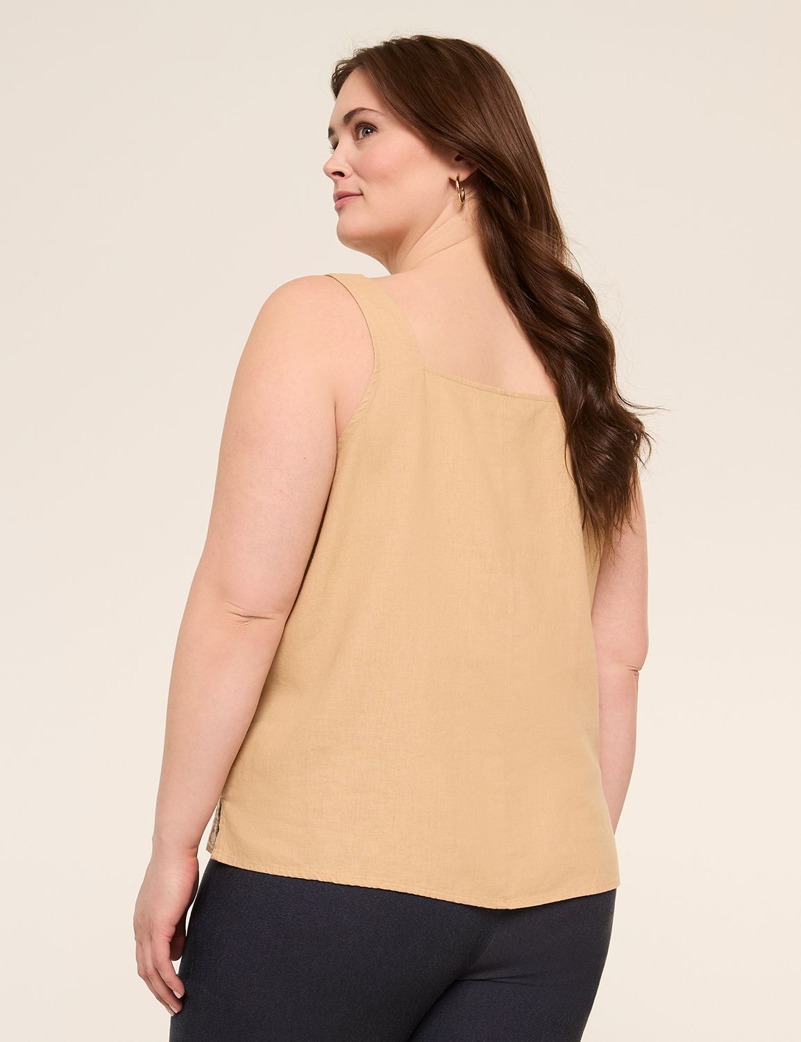 Square-Neck Tank Top