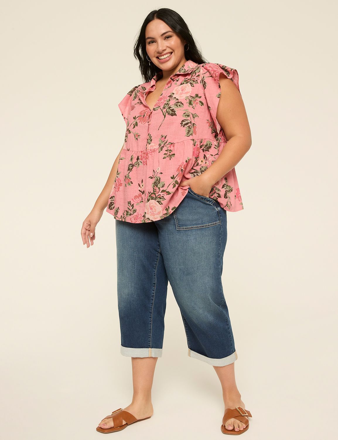 Swing SS Flutter Babydoll Popover B Product Image 3