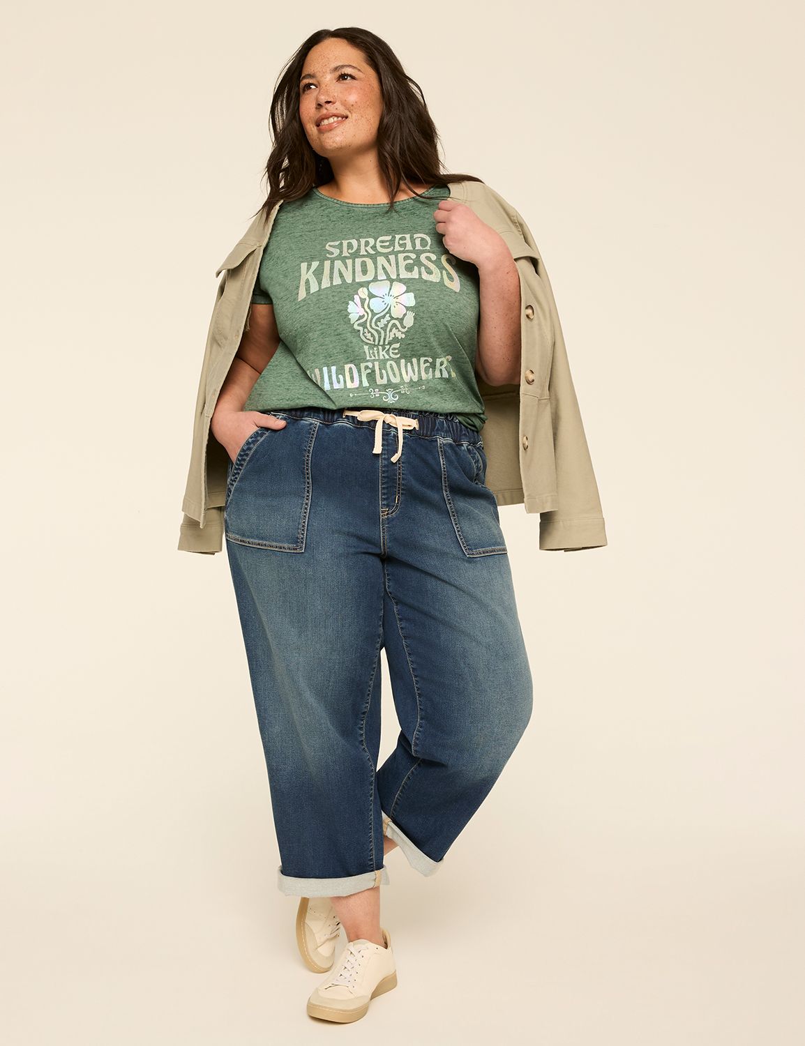 SS Scoop Neck Dolman with Strappy B Product Image 3