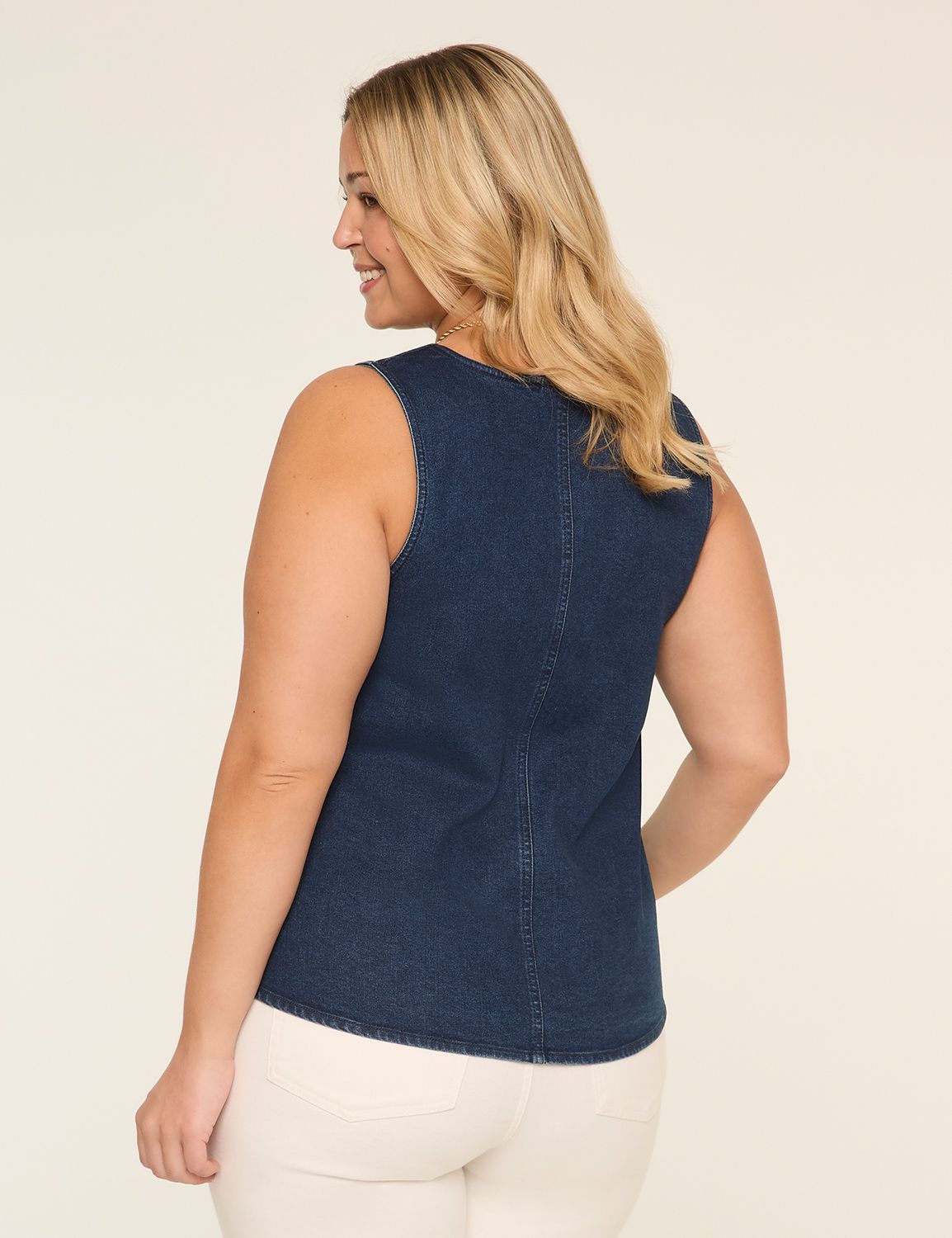 Tailored Button-Front Vest