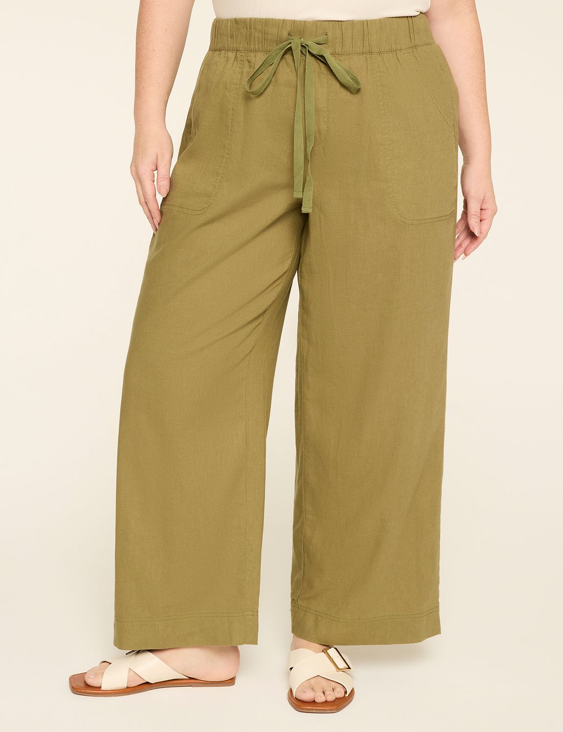 Linen Wide Leg Pant