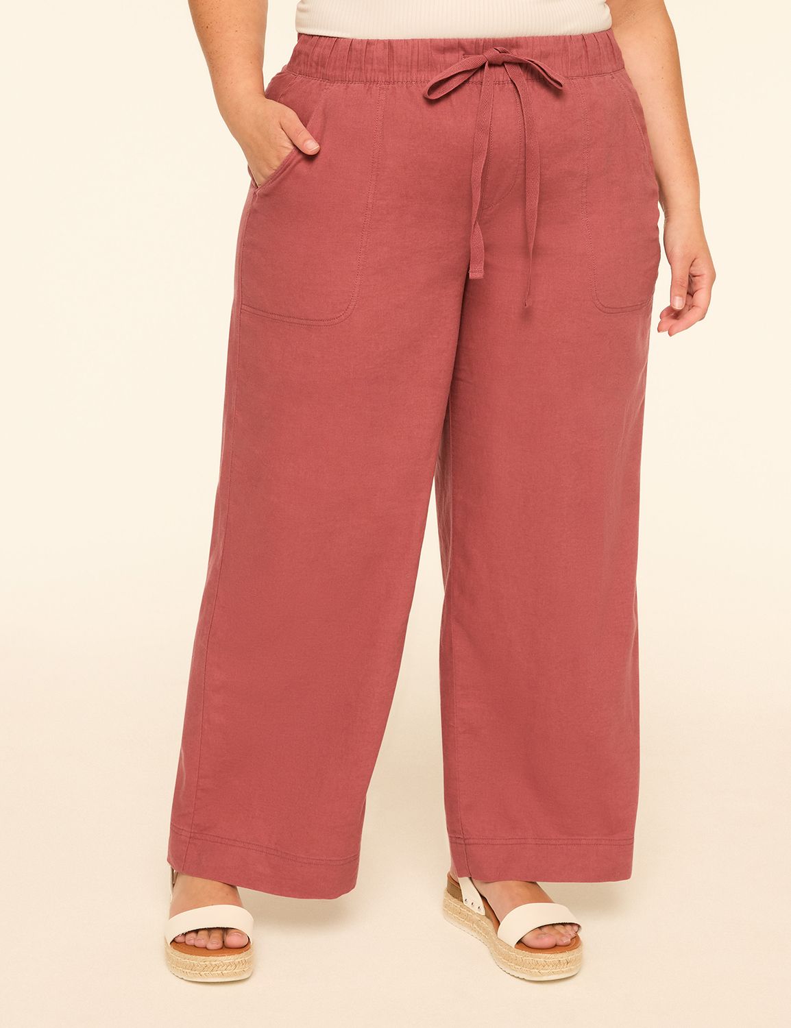 Linen Wide Leg Pant