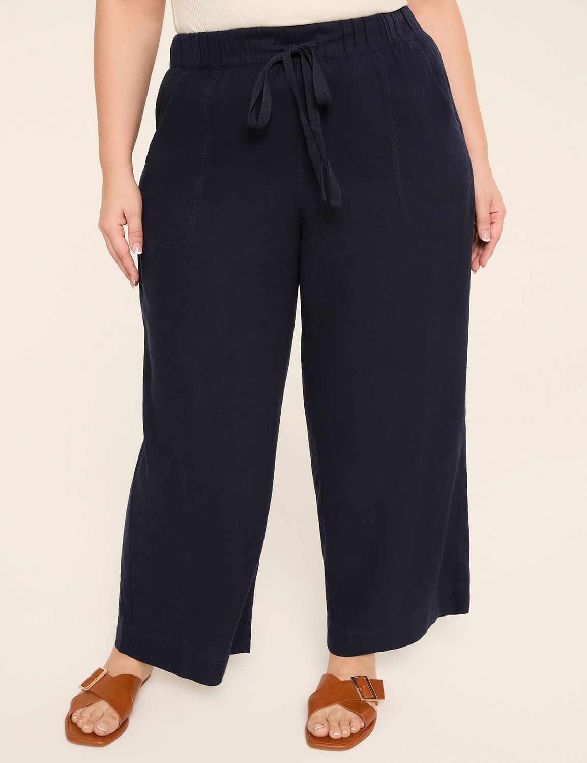 Linen Wide Leg Pant