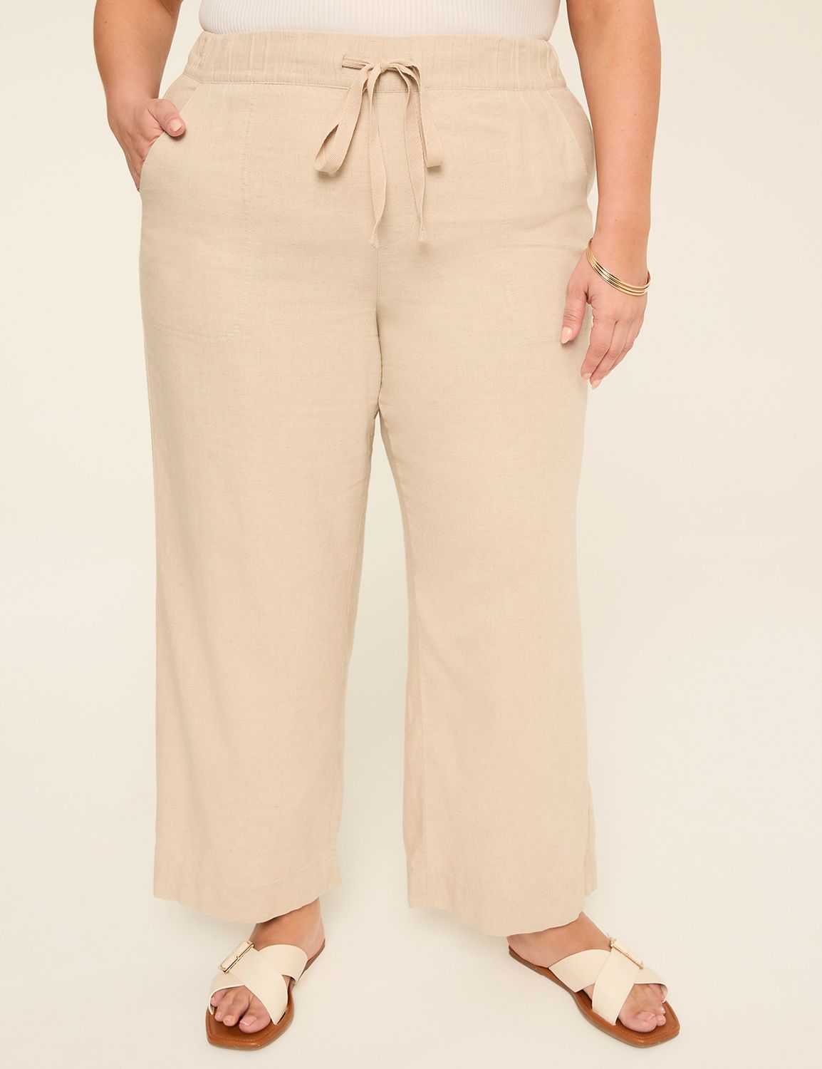 Linen Wide Leg Pant