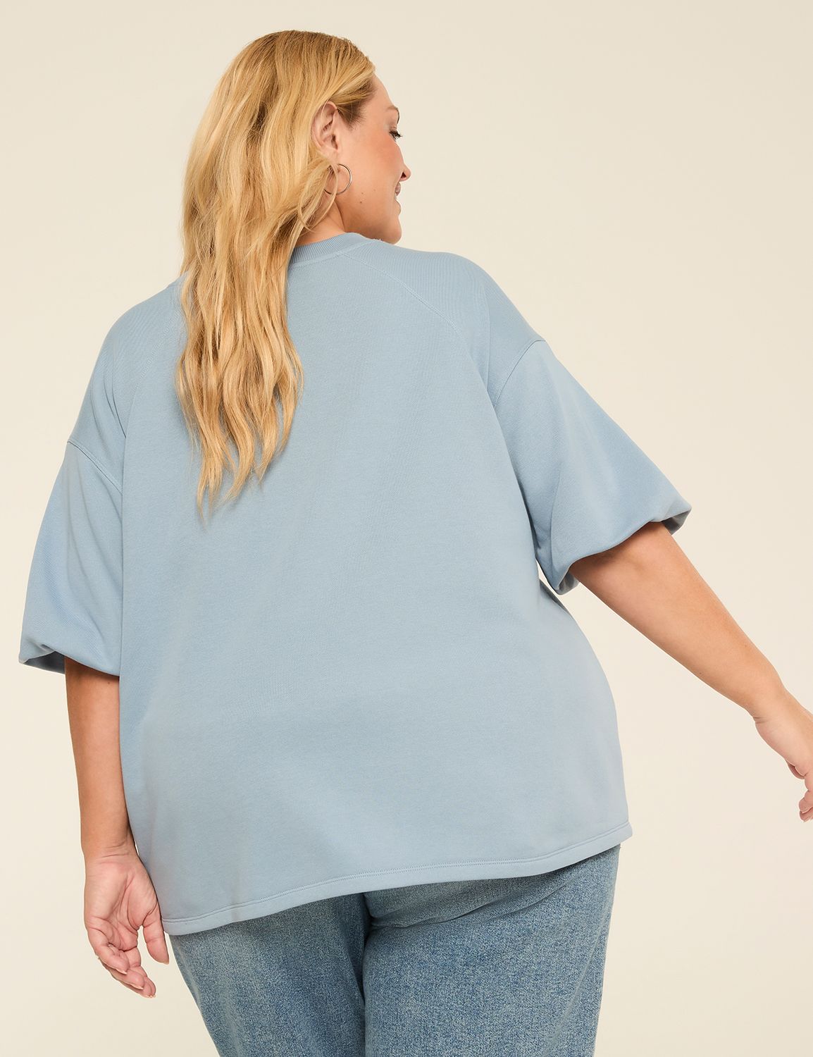 Raglan Sleeve Crew-Neck Sweatshirt