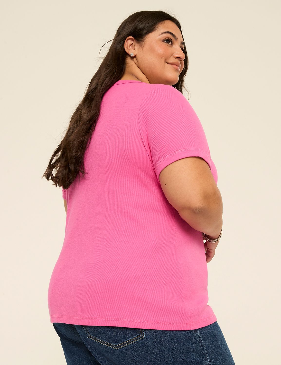 Short-Sleeve Scoop-Neck Tee
