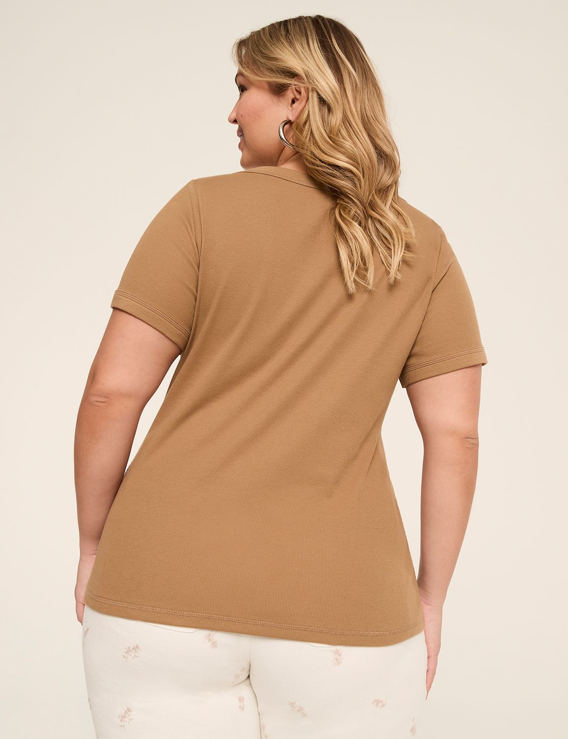 Short-Sleeve Scoop-Neck Tee