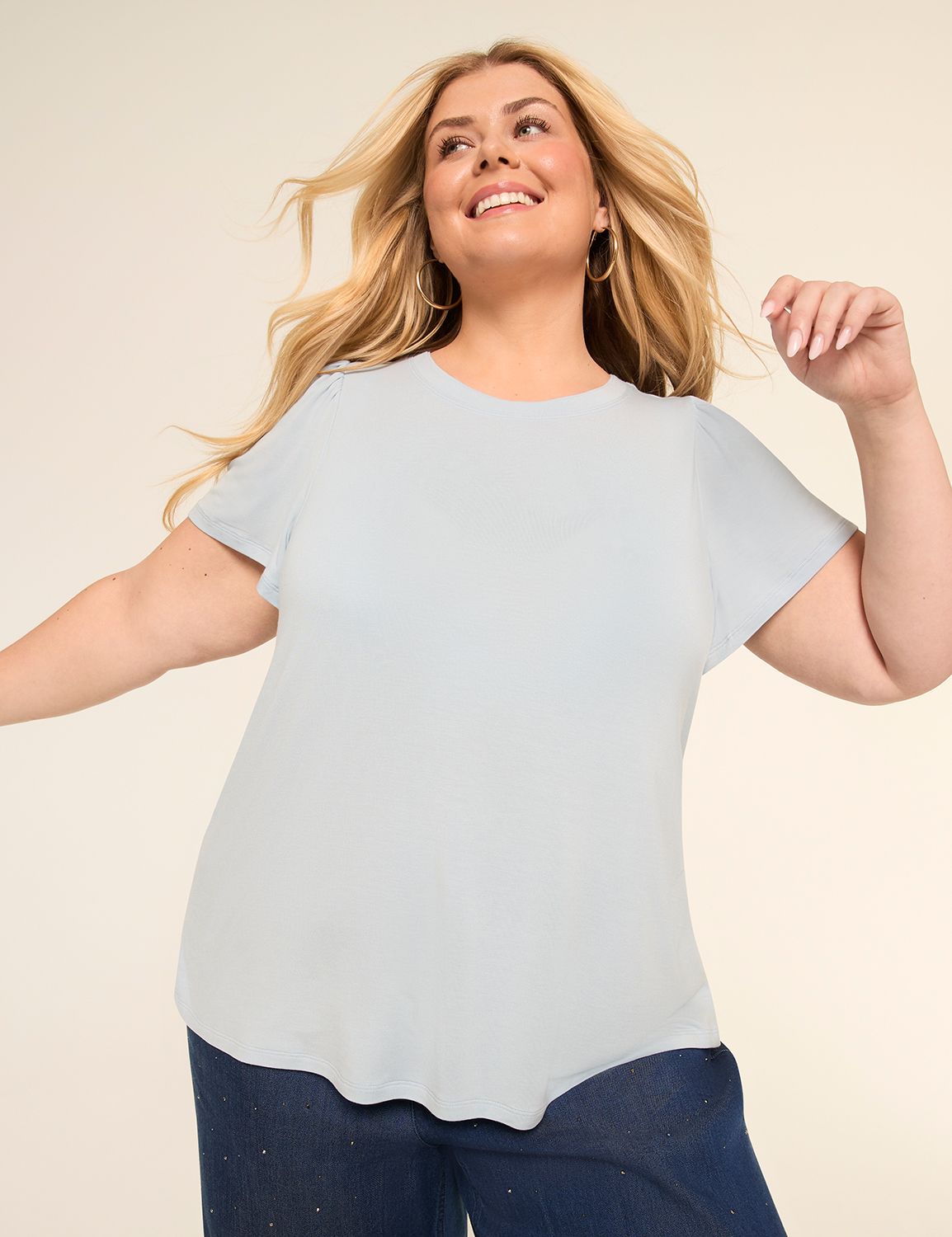 DreamFeel Short-Sleeve Crew-Neck Tee