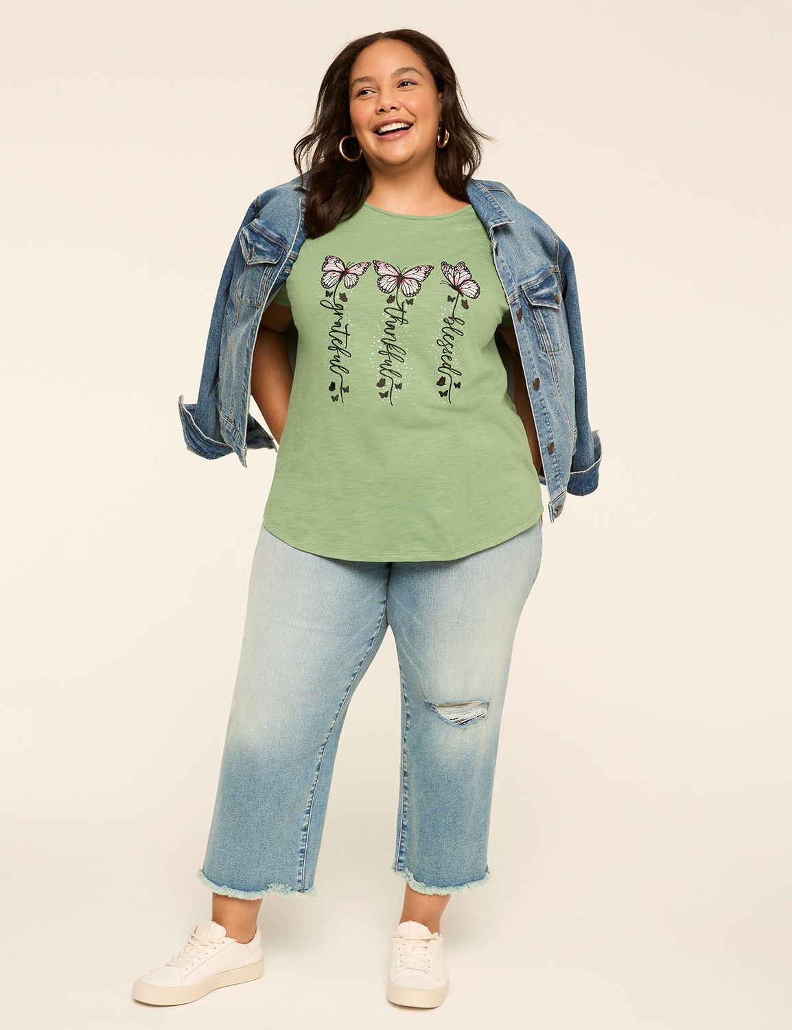 SS Scoop Neck Dolman with Strappy B Product Image 3