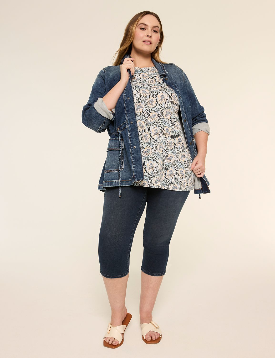 NEW Perfect Sleeve Boatneck Swing T Product Image 3