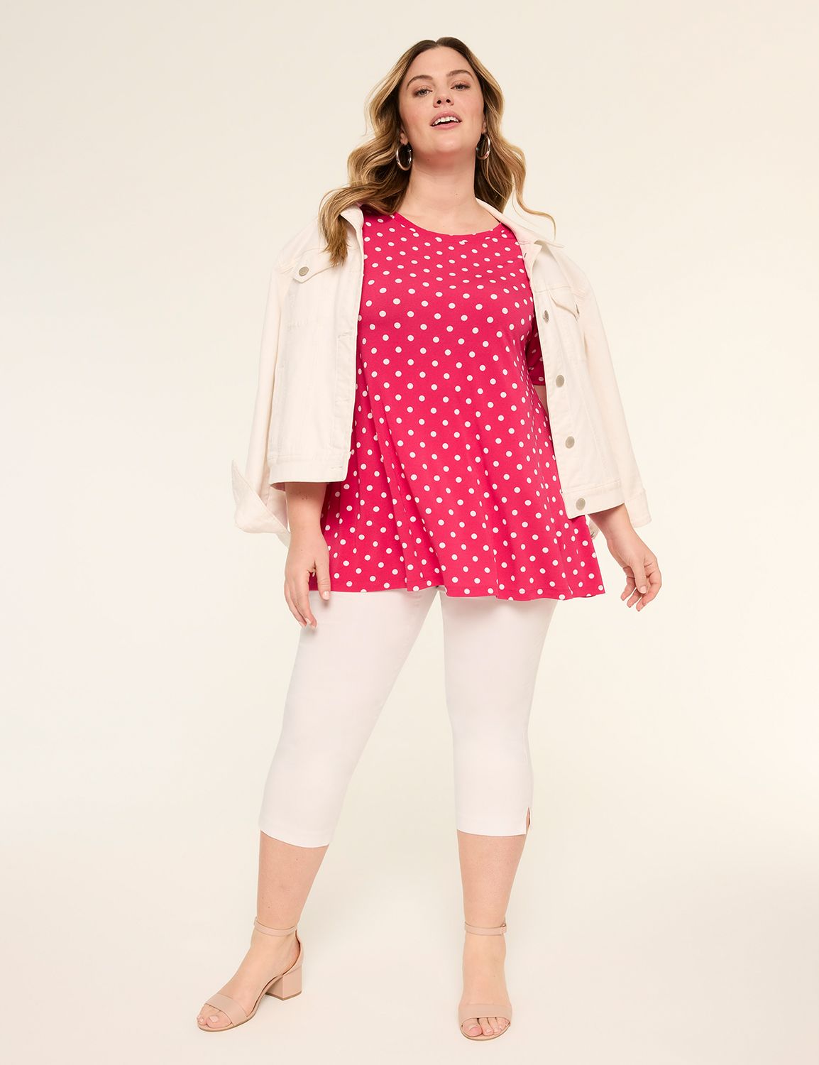 NEW Perfect Sleeve Boatneck Swing T Product Image 3