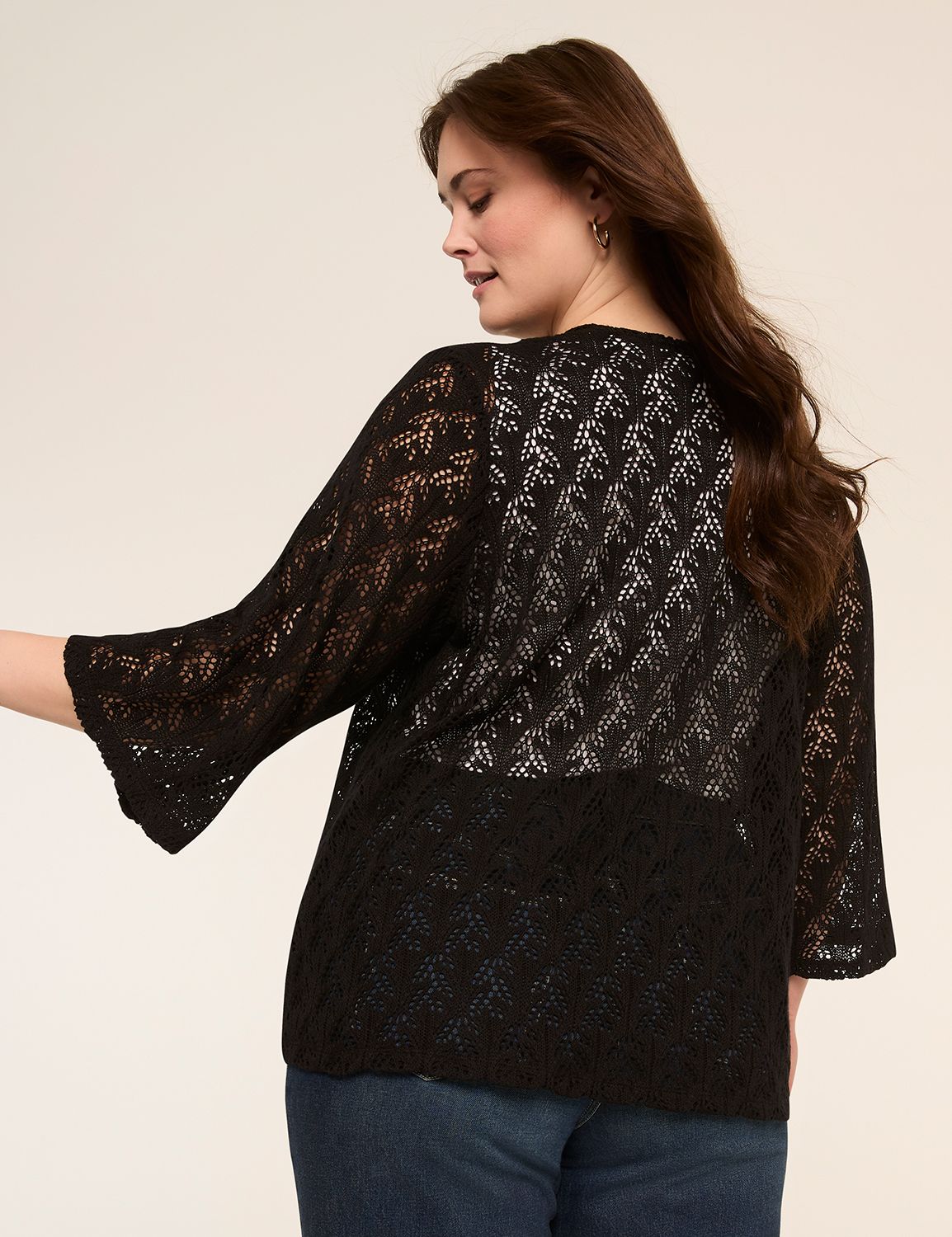 Open-Front Crochet Overpiece