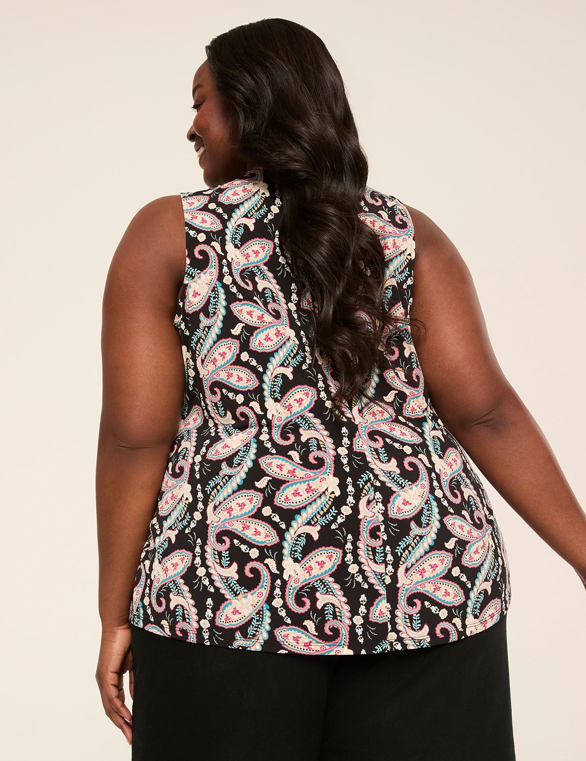 Twist-Neck Tank Top