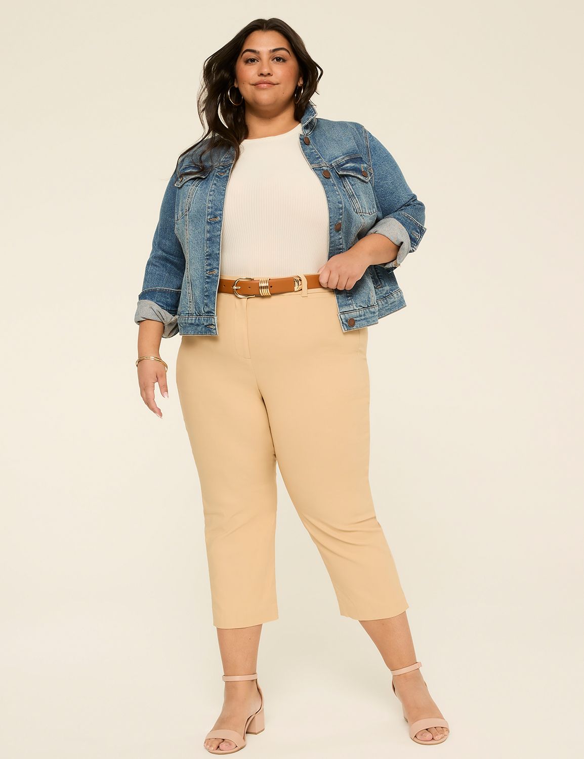The 4-Season High Rise Slim Capri S Product Image 3