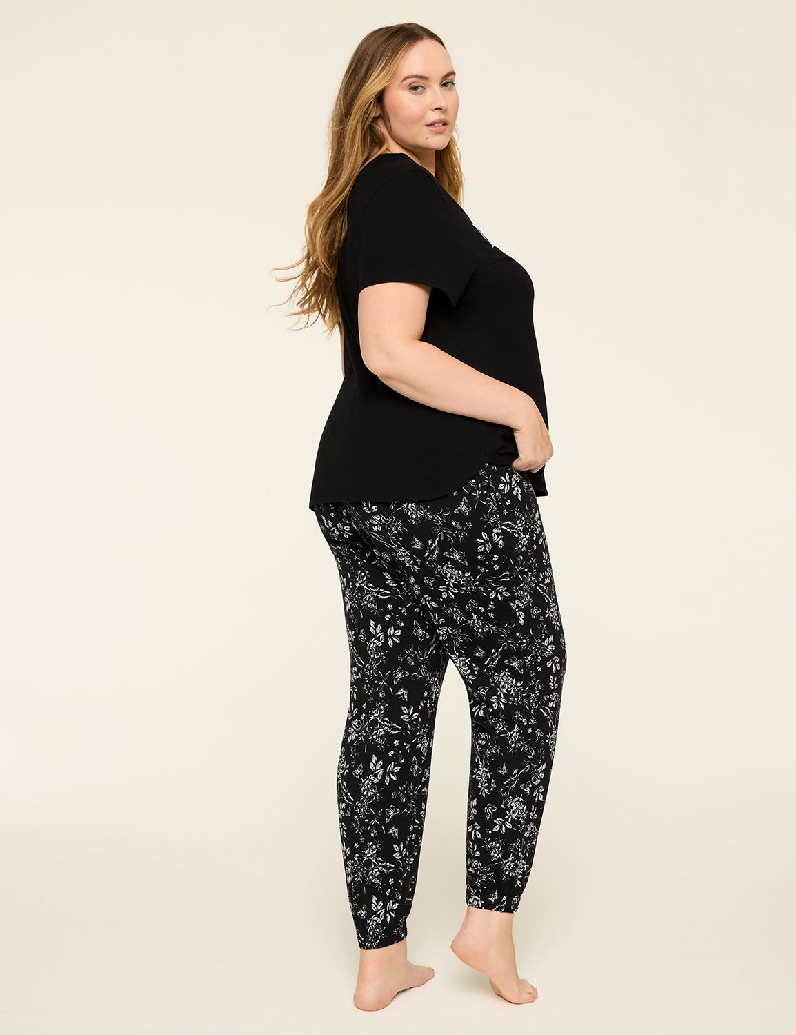 Comfy Cotton Tee & Jogger PJ Set