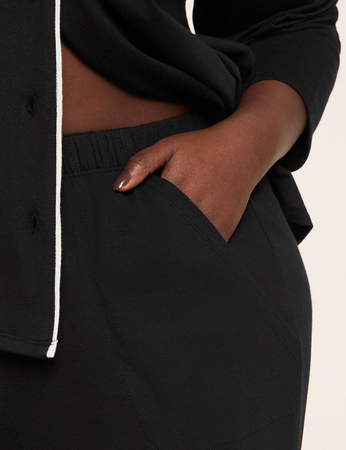 CVC Notch Neck Block Pant PJ Set 11 Product Image 3