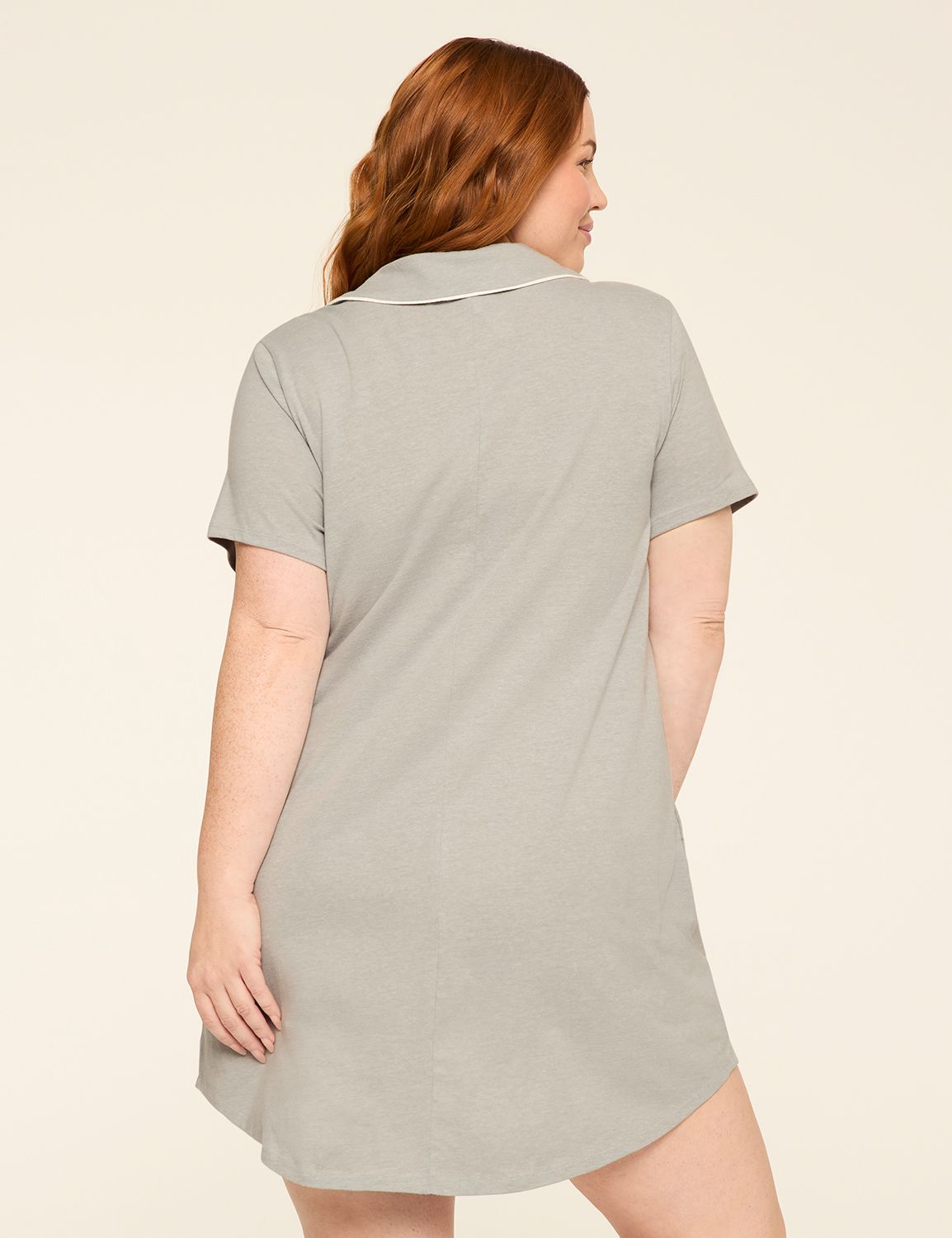 Comfy Cotton Notch-Neck Sleepshirt