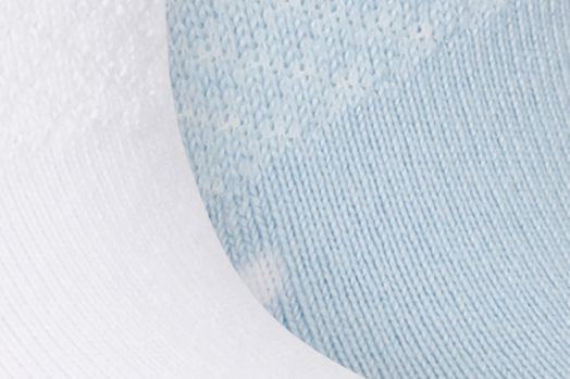 Lemon Powder Stripe Quarter Crew Socks