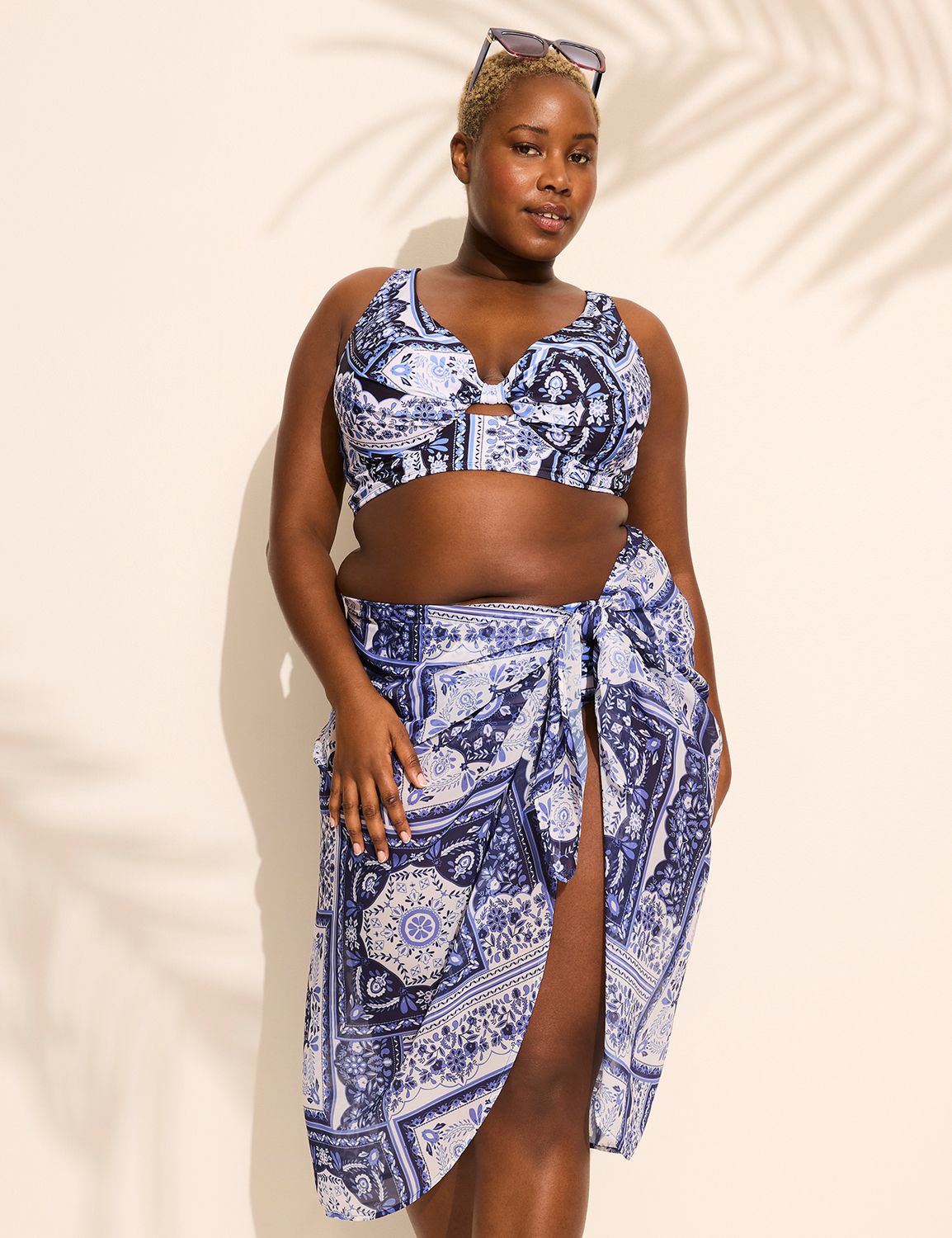 Knot Front UW Plunge Bikini 1148883 Product Image 5