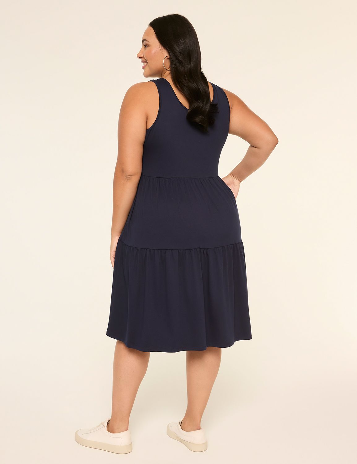 Sleeveless Tiered Short Dress
