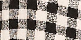 Gingham Tailored Linen Vest