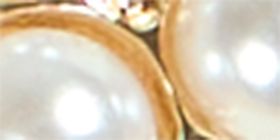 Pearl Detail Butterfly-Shaped Earrings