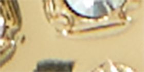 Goldtone Pave & Twist Multi-Row Necklace