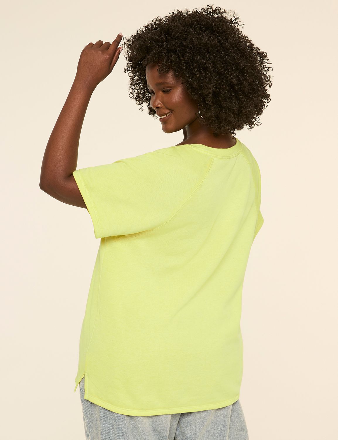Embroidered Crew-Neck Top