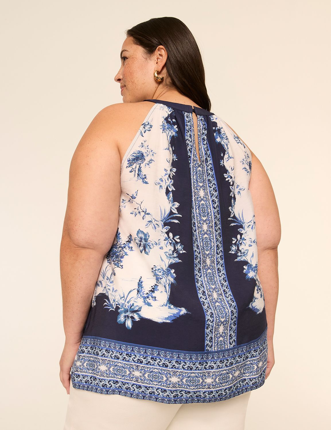 Printed Halter Top