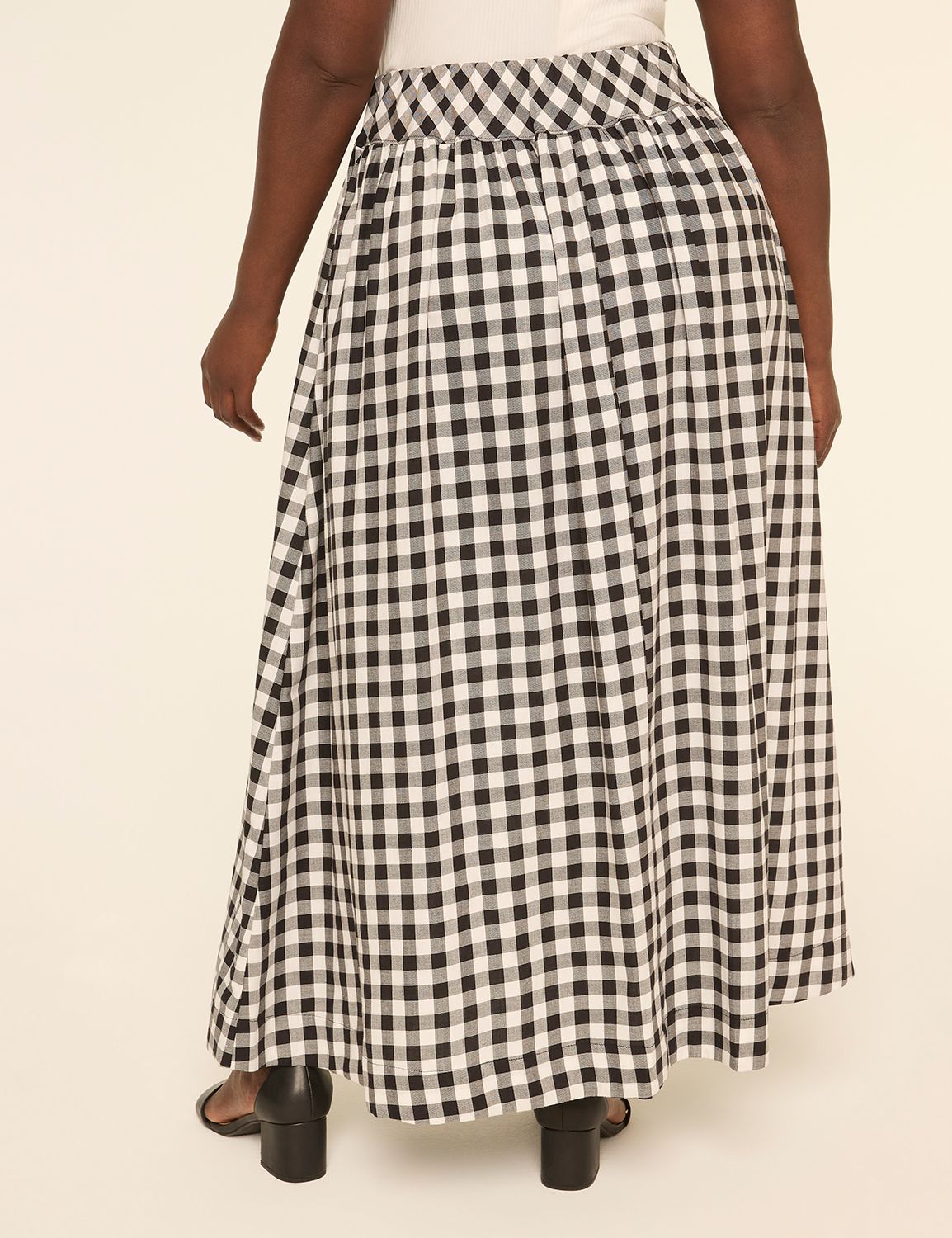 Gingham Maxi Skirt