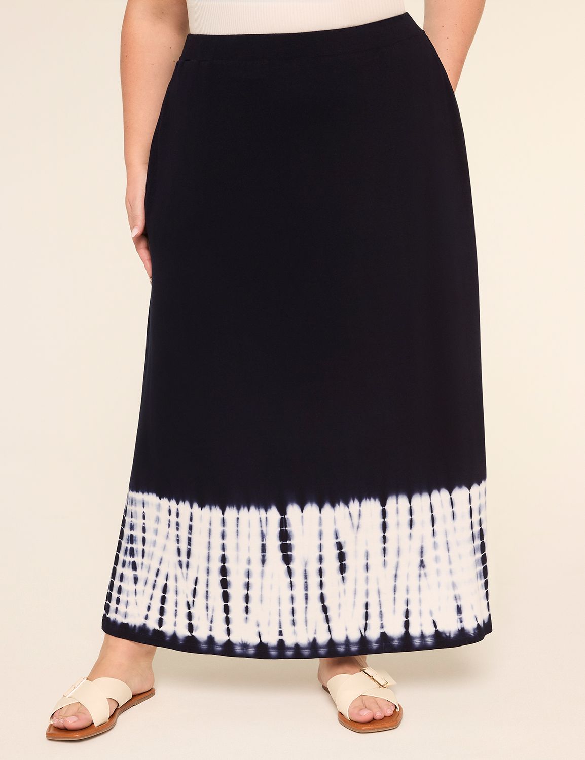 TIE DYE KNIT MAXI SKIRT 1150197 Product Image 3