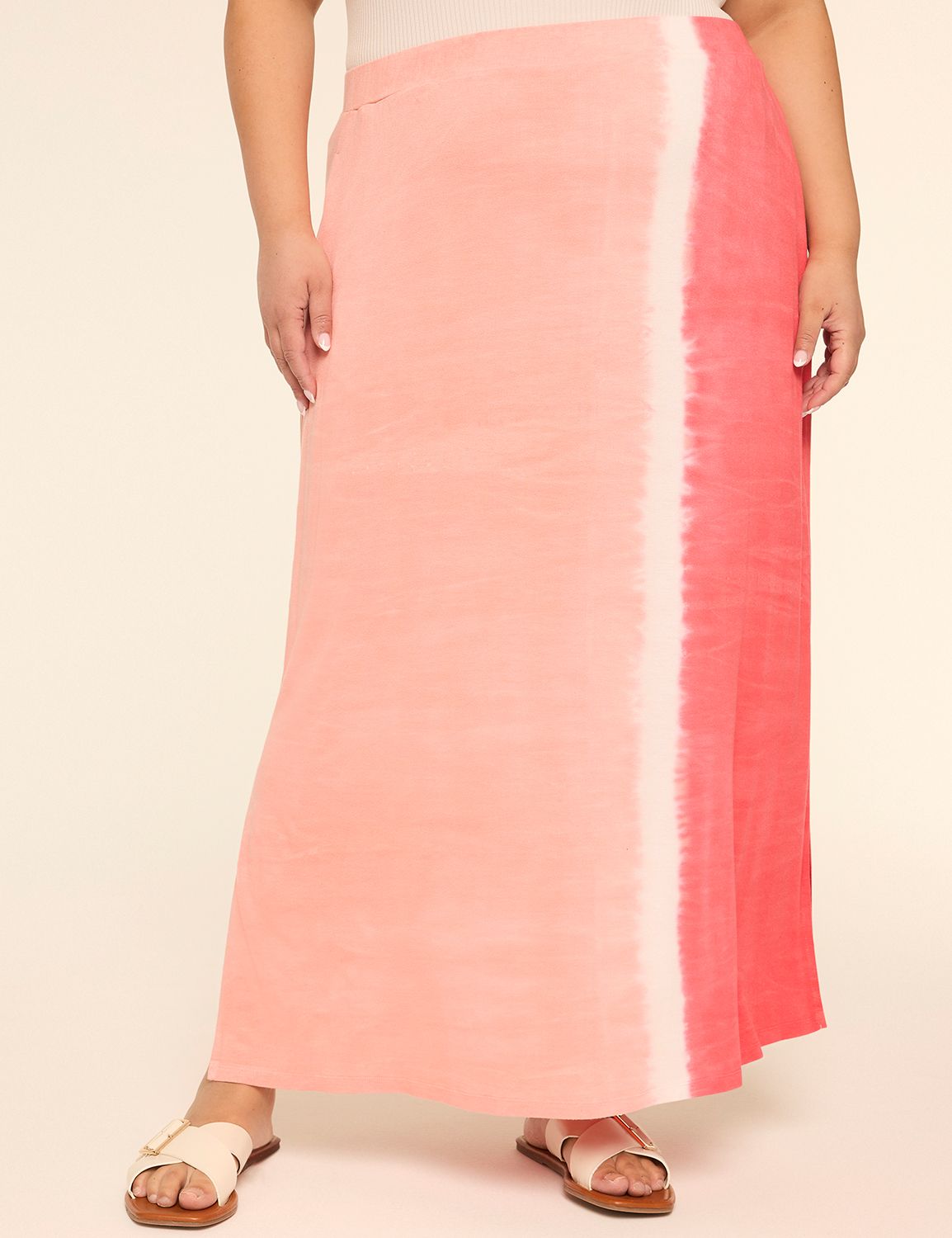 TIE DYE KNIT MAXI SKIRT 1150197 Product Image 3