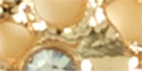 Goldtone Filigree Round Drop Earrings