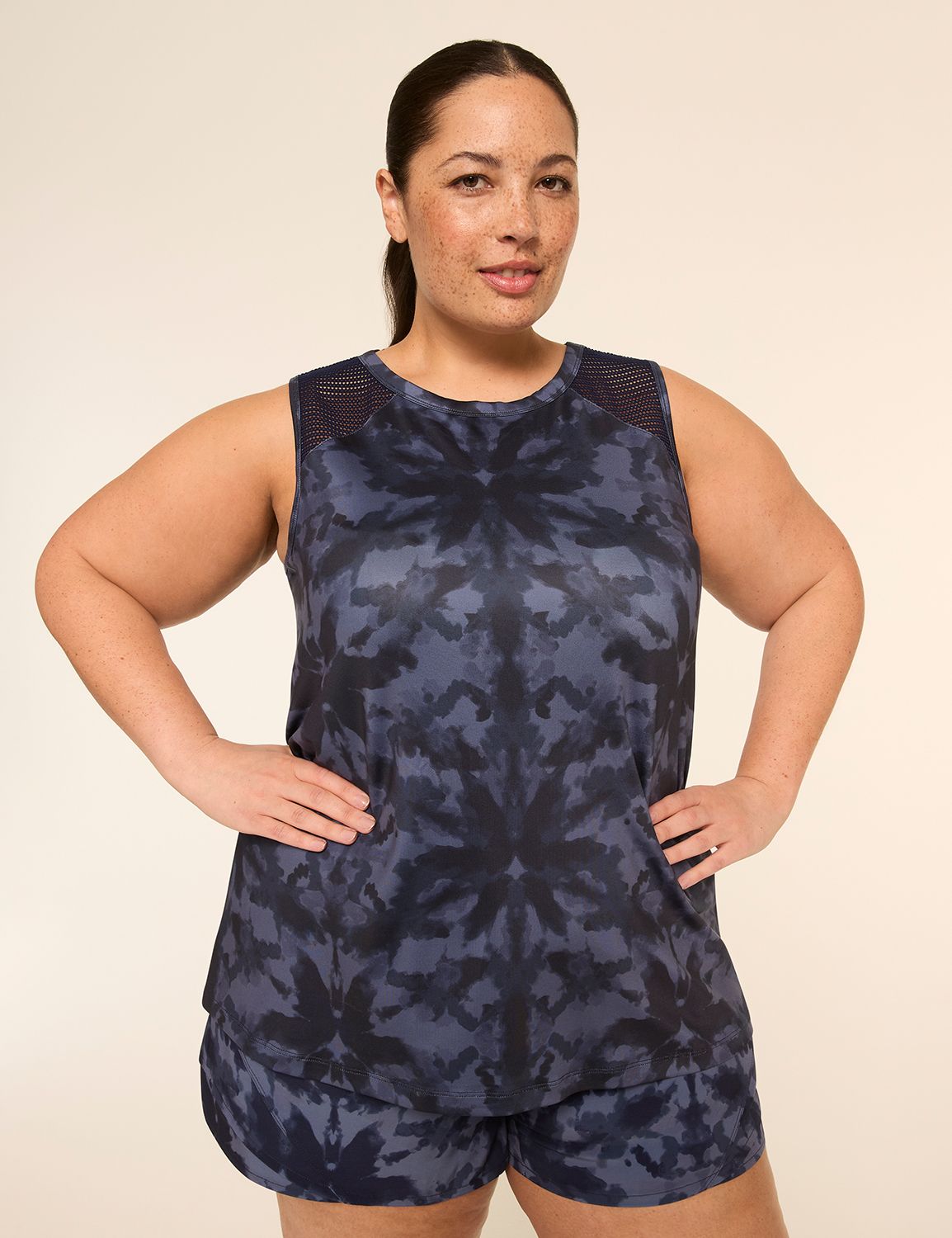 LIVI Go-Getter Wicking Mesh-Detail Tank