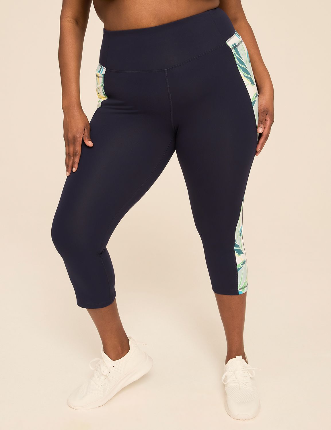 LIVI Soft Colorblock Capri Legging