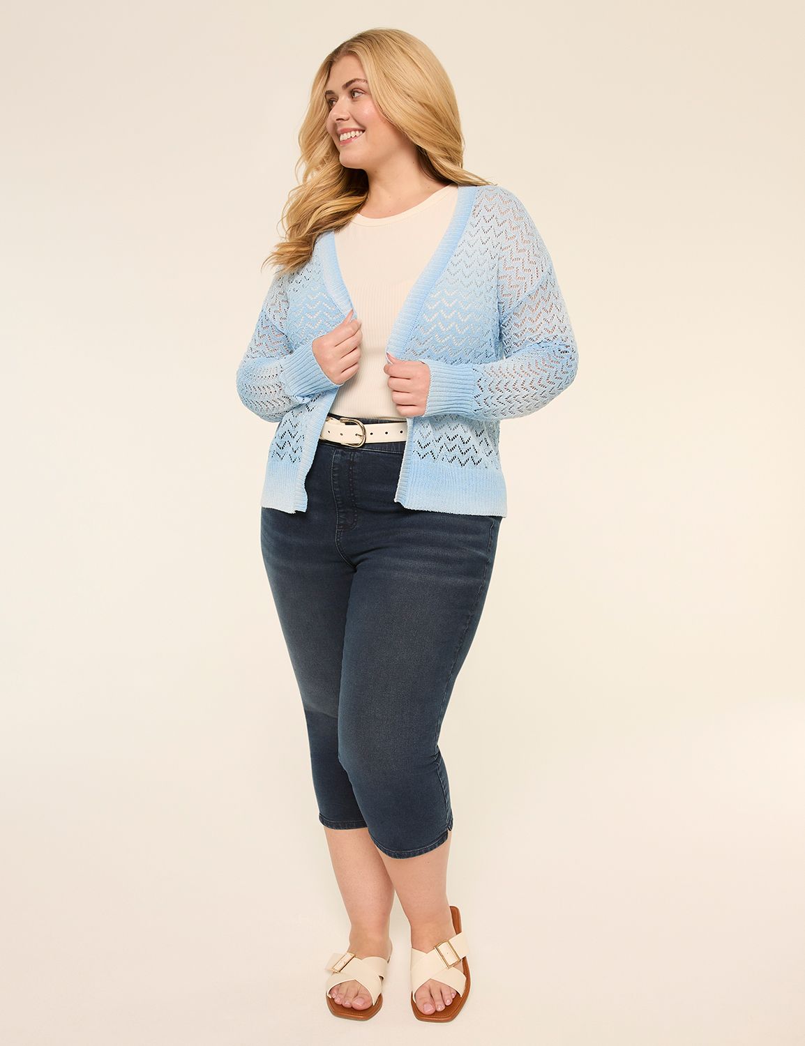 Classic Long Sleeve Open Front Poin Product Image 3