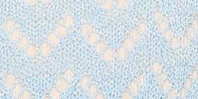 Pointelle-Stitched Open-Front Cardigan