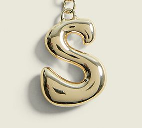 Initial Bag Charm