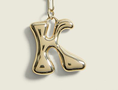 Initial Bag Charm