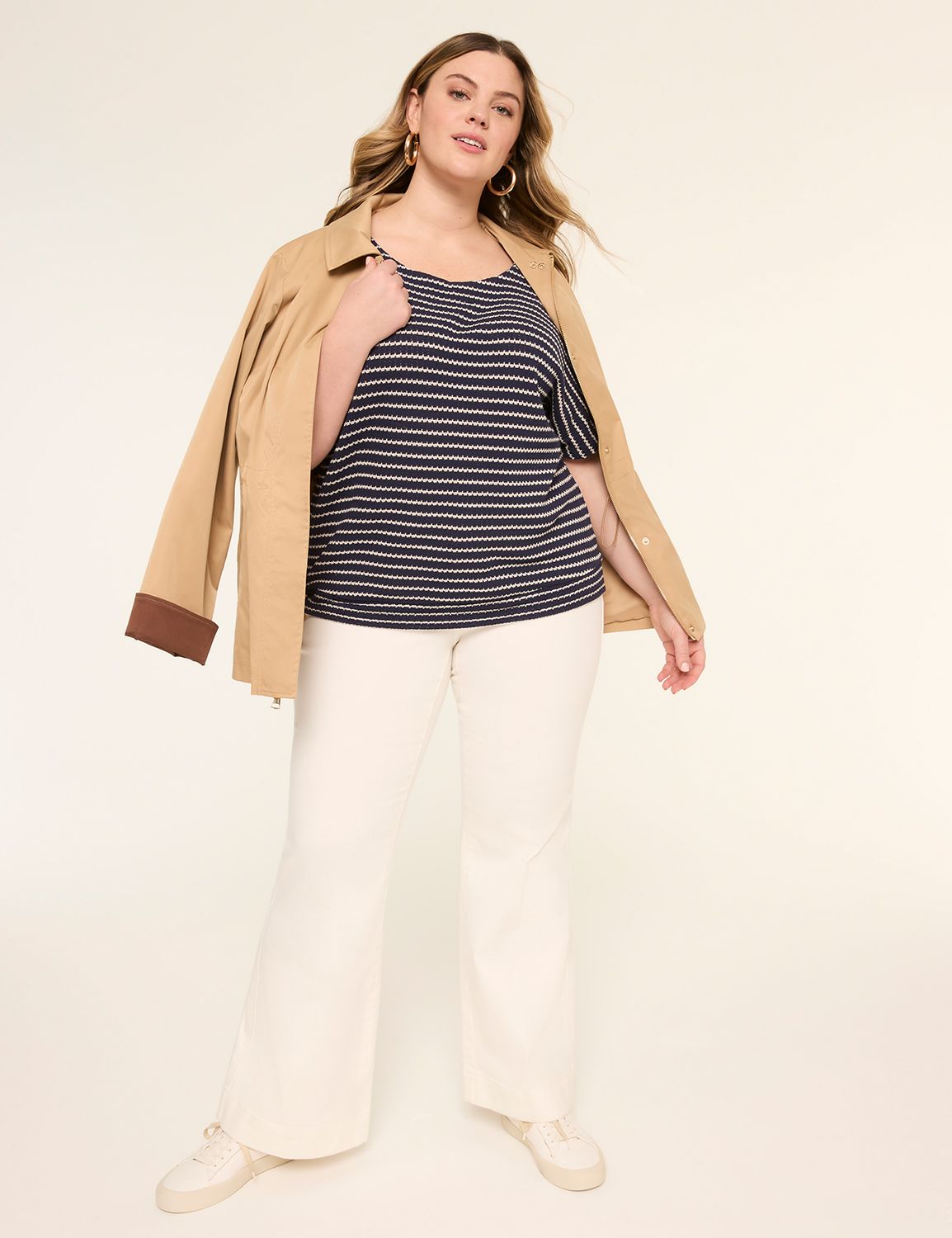 Striped Dolman T-shirt S 1151992 Product Image 3