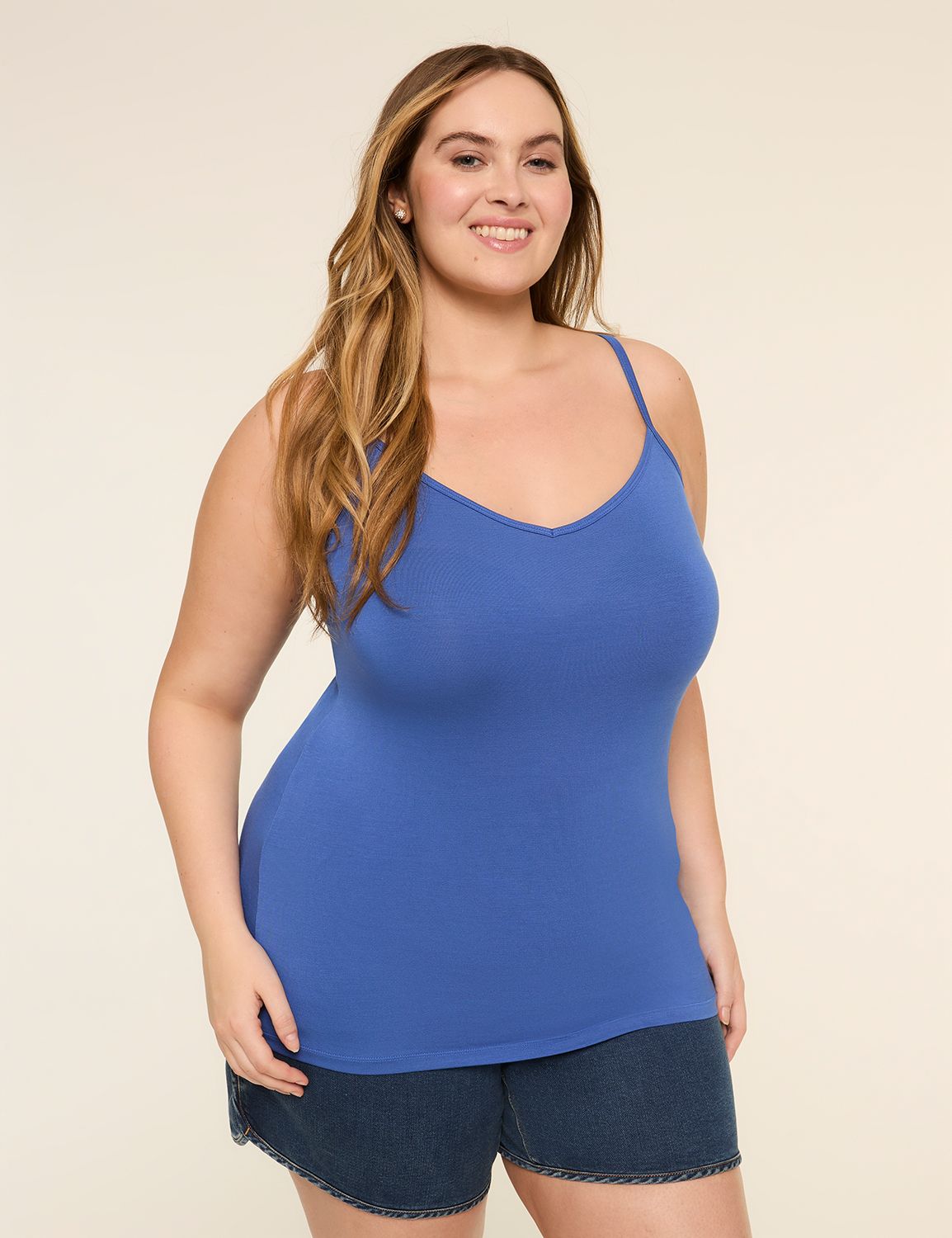 V-Neck Body-Skimming Cami