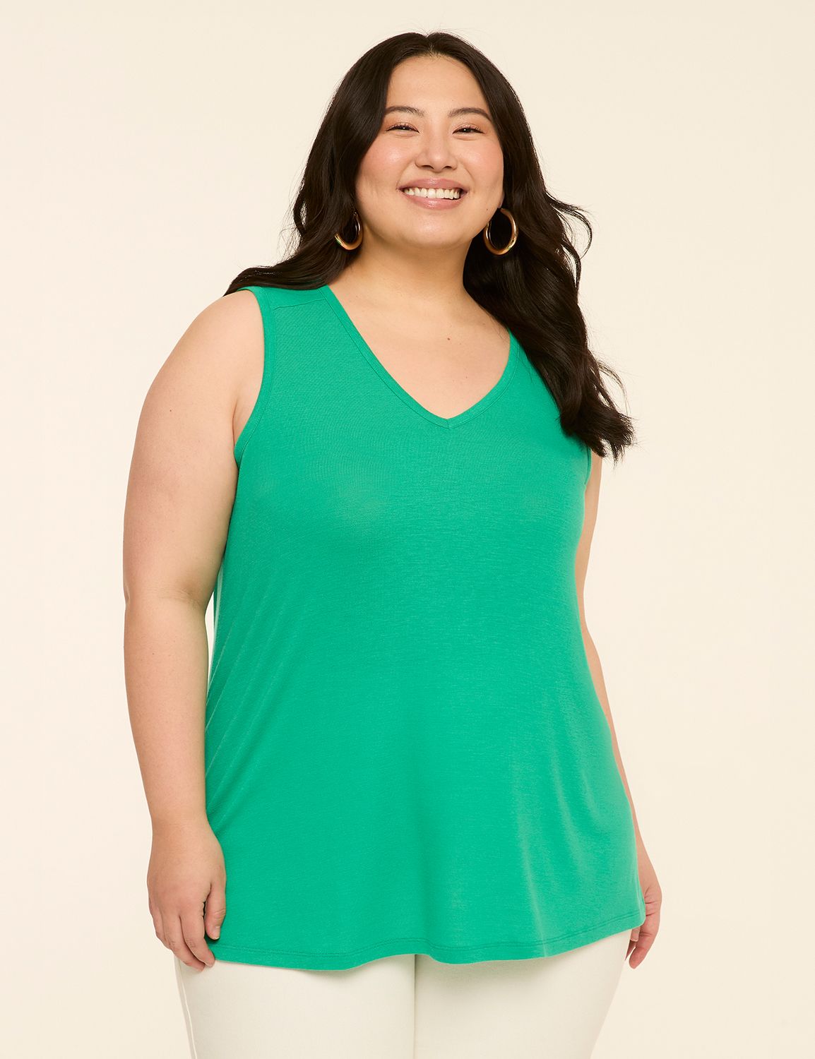 EveryWear Brushed V-Neck Tank