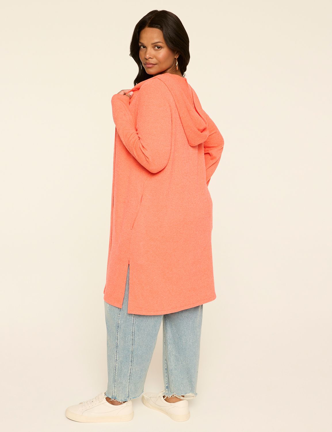 Long-Sleeve Hoodie Overpiece
