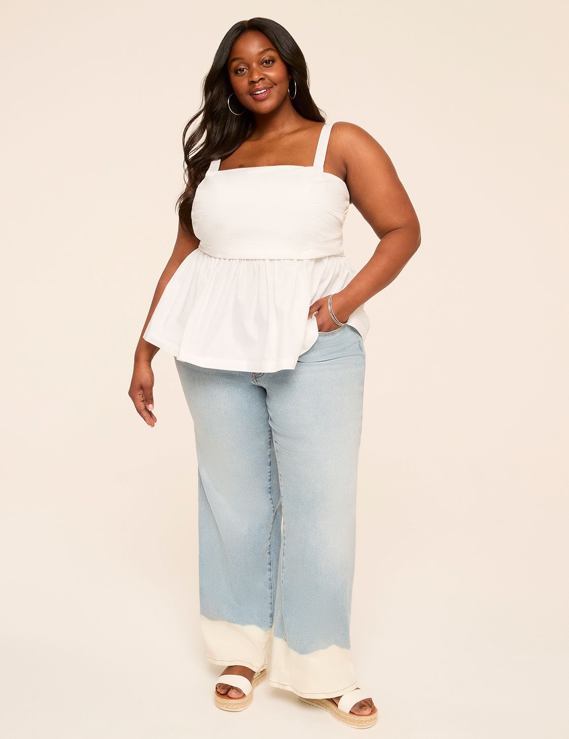 MID RISE WIDE LEG - NISSI W BLEACHE Product Image 3