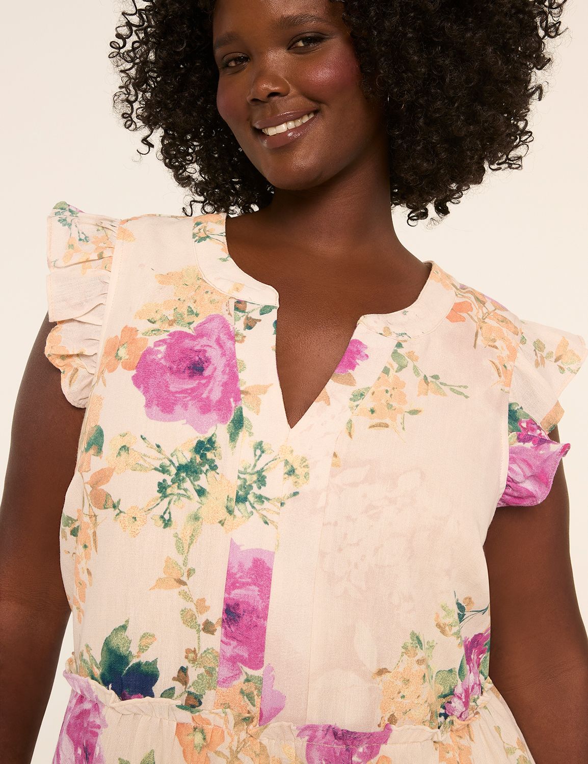 SHORT RUFFLE SWING DRESS 1150604 Product Image 3