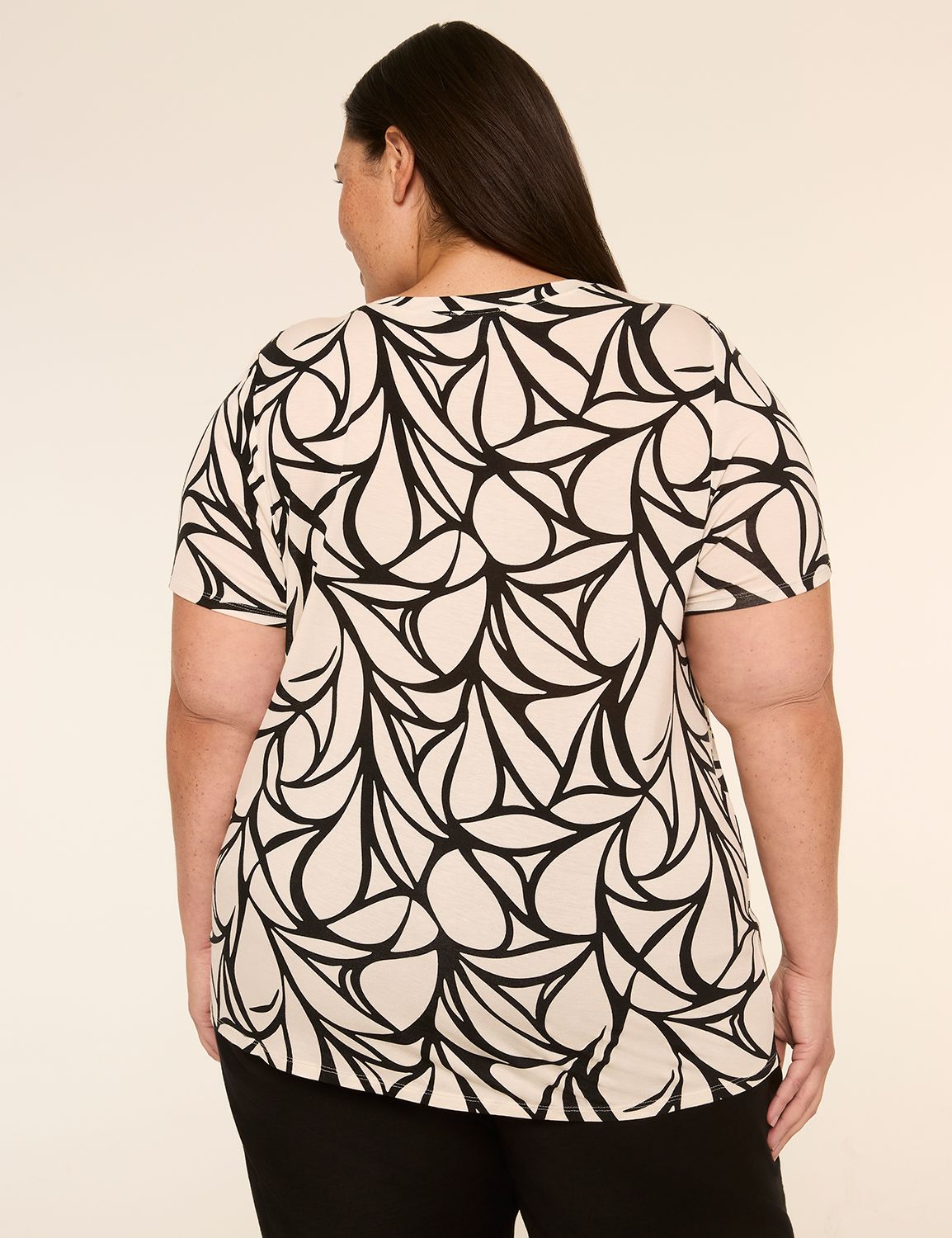 Short-Sleeve Scoop-Neck Tee